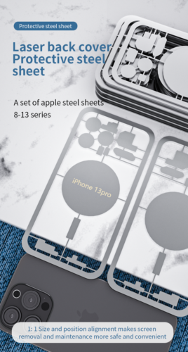 Apple back cover protection steel sheet