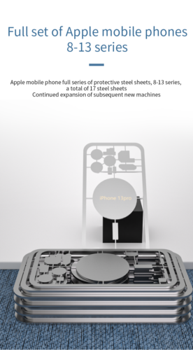 Apple back cover protection steel sheet